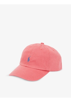 Logo-embroidered cotton-twill cap one size