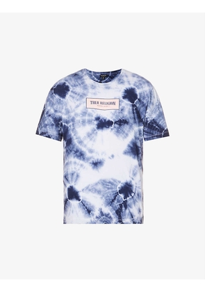 Tie-dye graphic-print cotton-jersey T-shirt