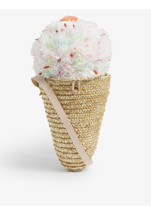 Ice Cream straw cross-body bag