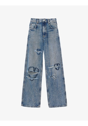 Patty embroidered denim jeans