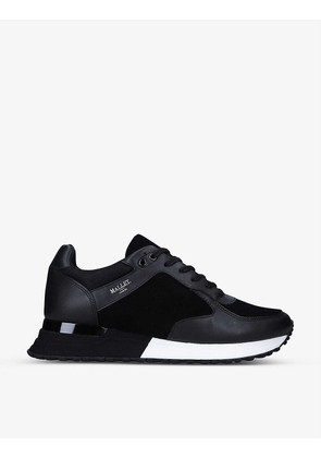 Lux Runner 2.0 leather and textile trainers