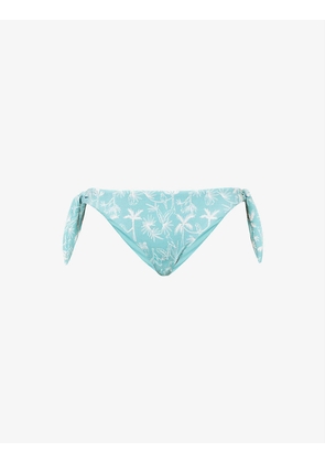Toucan Ursula tropical-print bikini bottoms