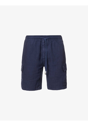 Baie regular-fit linen shorts