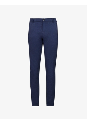 Stafford slim-fit tapered-leg stretch-woven trousers