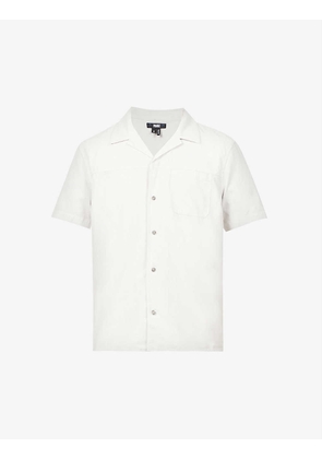 Hillman patch-pocket regular-fit cotton shirt