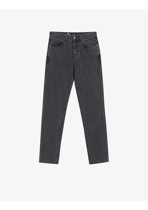 Sutton brand-patch slim-fit cotton-blend denim jeans