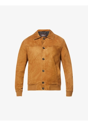 Ralph collared relaxed-fit leather jacket