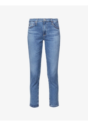 Prima slim mid-rise stretch-denim jeans