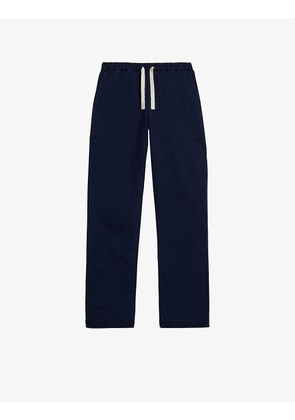 Leyden regular-fit straight-leg cotton trousers