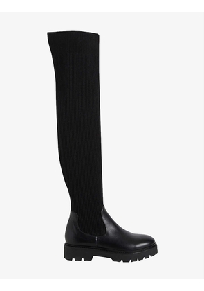 Alerte leather knee-high boots