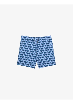 Totley geometric woven swim shorts