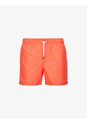Maui graphic-print swim shorts