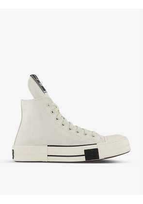 Rick Owens DRKSHDW x Converse Turbodrk logo-patch canvas high-top trainers