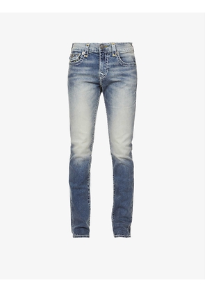 Rocco tapered mid-rise stretch-denim jeans