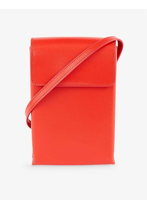 Smooth leather cross-body bag