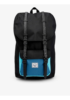 Little America brand-patch woven backpack