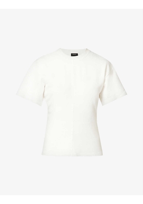 Regular-fit cotton-blend T-shirt