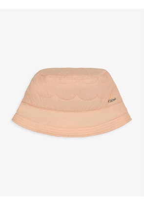 Logo quilted shell bucket hat