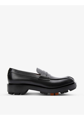 Udine chunky-sole leather loafers