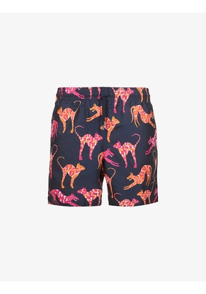 Maui animal-print swim shorts