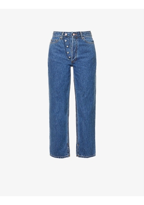 Figni straight-leg high-rise jeans