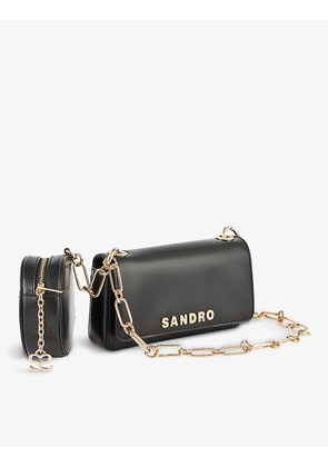 Totemo chain-strap bag with leather pouch