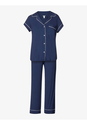 Gisele stretch-jersey pyjama set