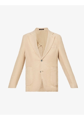 Ferry Patch single-breasted relaxed-fit woven blazer
