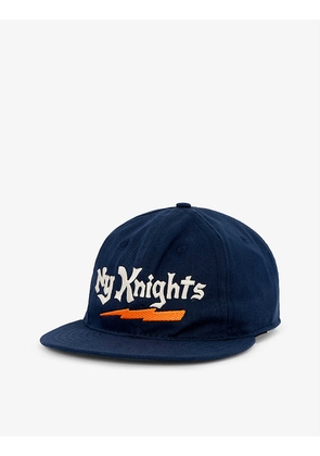 New York Knights logo-appliqué cotton baseball cap