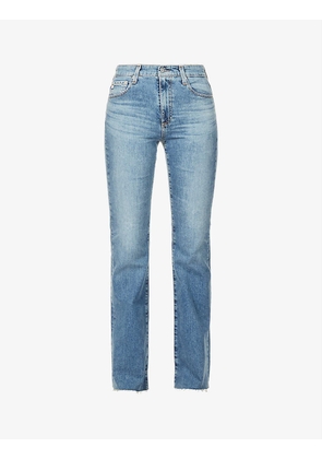 Alexxis straight-leg high-rise denim jeans