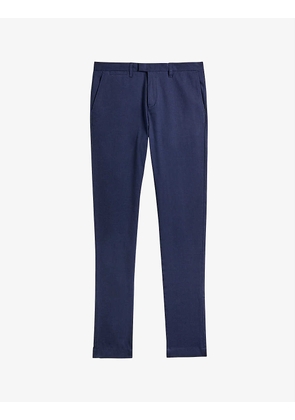 Gretton slim-fit mid-rise stretch cotton-blend chino trousers