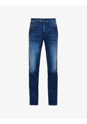 Anbass slim-fit tapered stretch-denim jeans