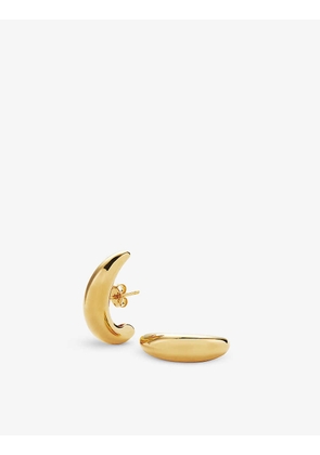 Savi x Missoma Dome large 18ct recycled yellow gold-plated vermeil sterling-silver stud earrings