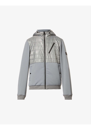 Metric quilted stretch-woven jacket