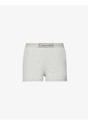 Reimagined logo-print recycled polyester-blend sleep shorts