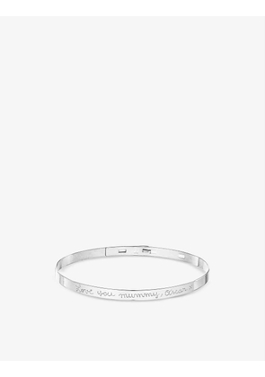 Personalised sterling-silver bangle