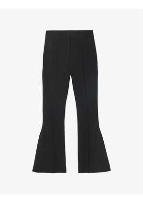 Andrey flared-leg woven trousers