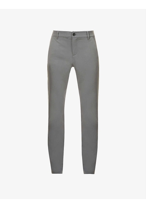 Stafford slim-leg mid-rise stretch-woven trousers