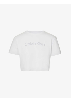 Essentials logo-print stretch-cotton T-shirt
