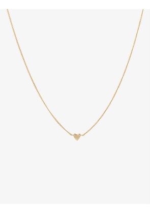 Te Quiero 14ct yellow gold-plated sterling silver necklace