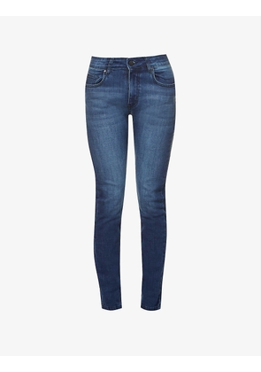 Flawless slim-fit tapered stretch-denim jeans