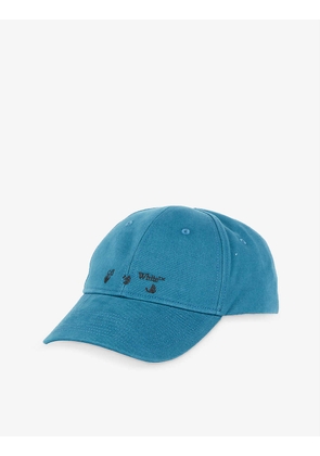 Logo-embroidered six-panel cotton-twill cap