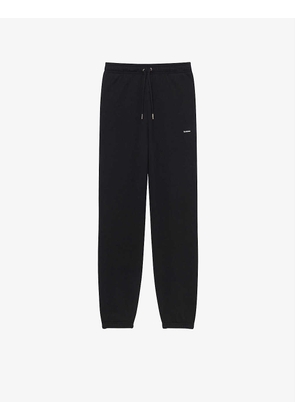 Logo-embroidered cotton-jersey jogging bottoms