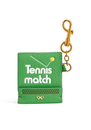 Anya Hindmarch Leather Tennis Match Book Keychain
