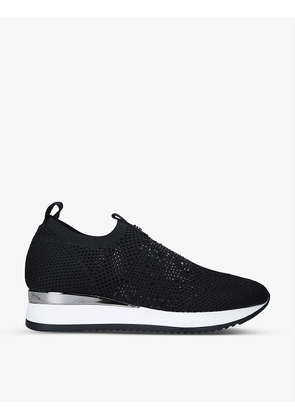 Janeiro embellished knit trainers