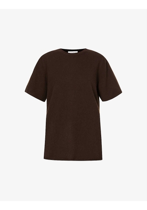 n°64 crewneck cashmere-blend T-shirt