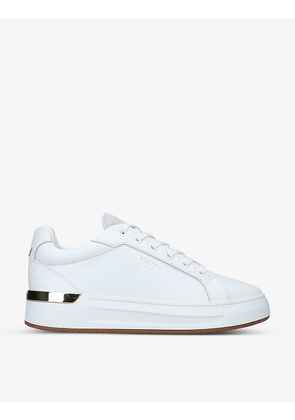 Grafter low-top leather trainers