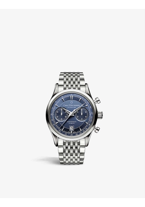 00.10919.08.53.21 Manero Flyback stainless steel and sapphire crystal chronograph watch