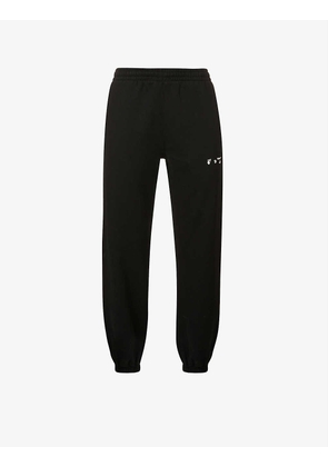 Swimming mid-rise cotton-jersey jogging bottoms