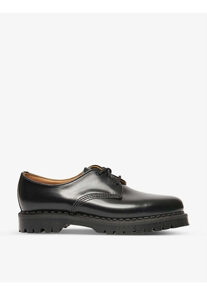 Lace-up leather Derby shoes